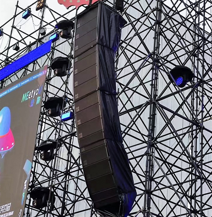 户外线阵喇叭防雨布