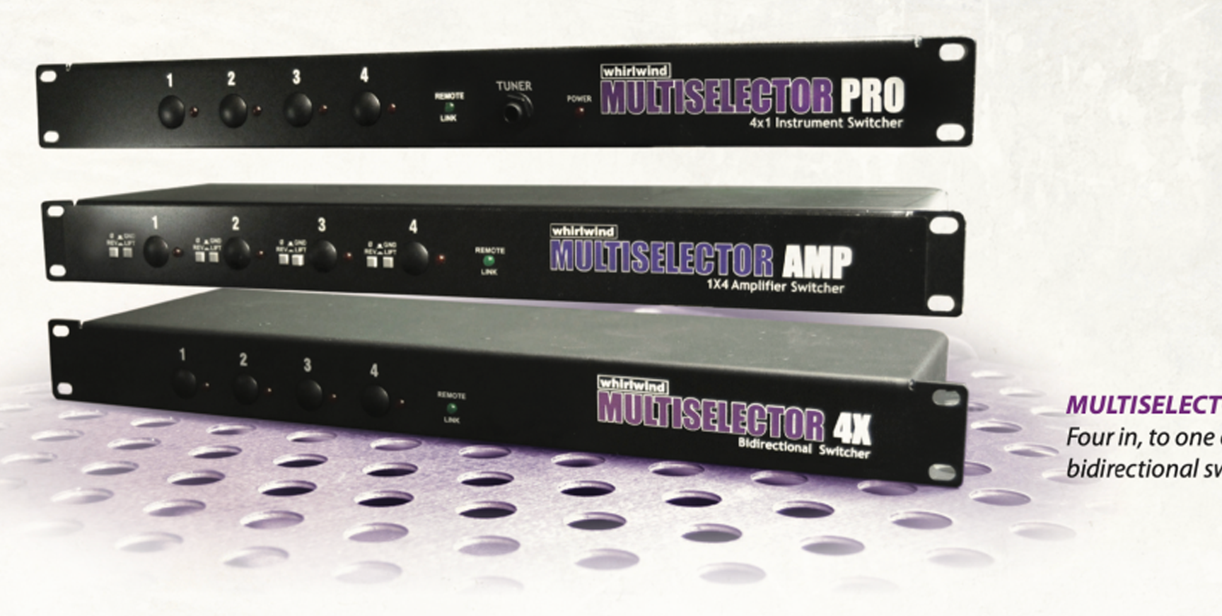 Whirlwind MULTISELECTOR系列产品隆重登场，重新定义高性能切换器的新标准